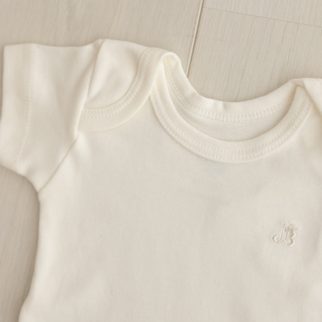Body Curto Algodão Egípcio Confovibe Bebê