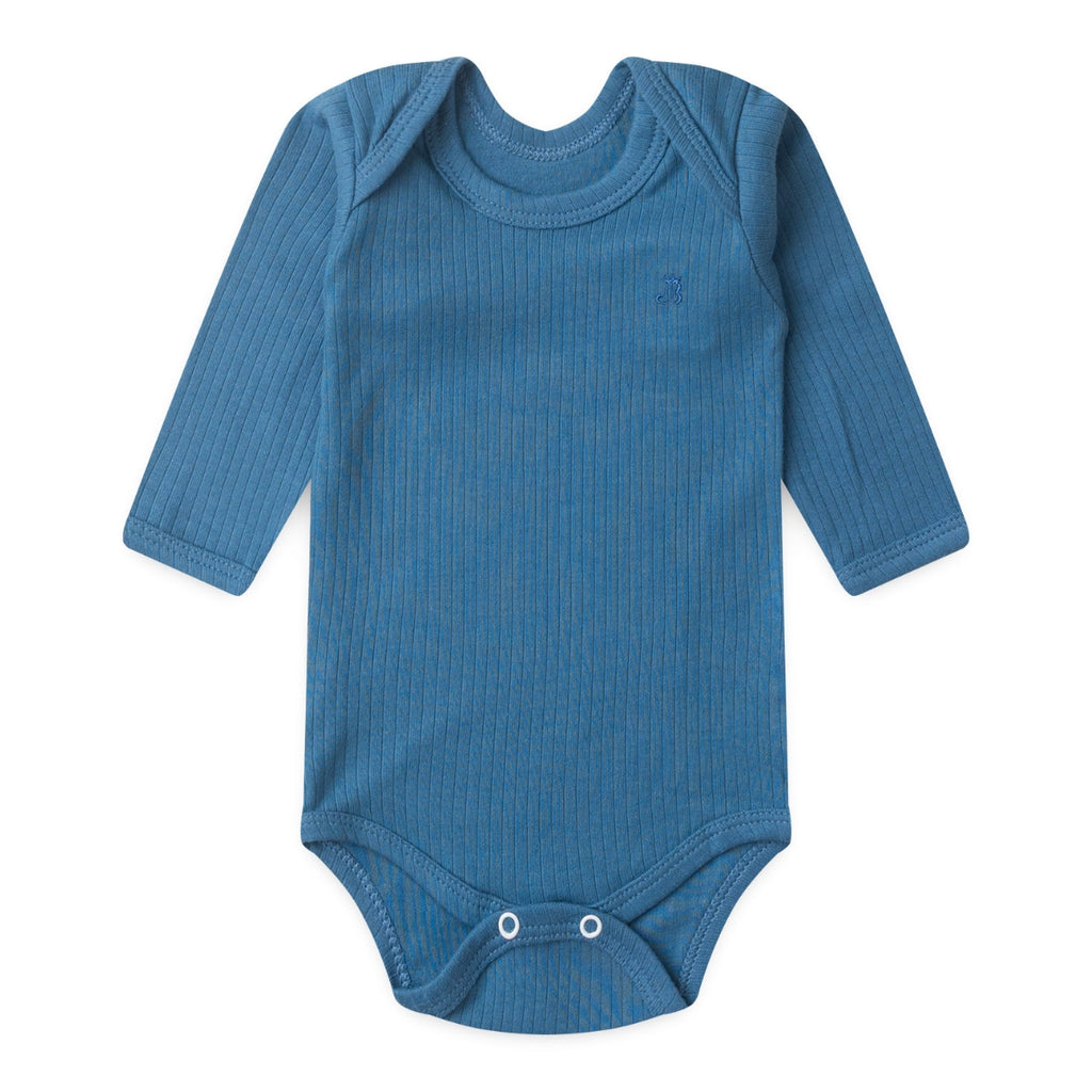 Conjunto Body Calça Canelado Confovibe Algodão Longo