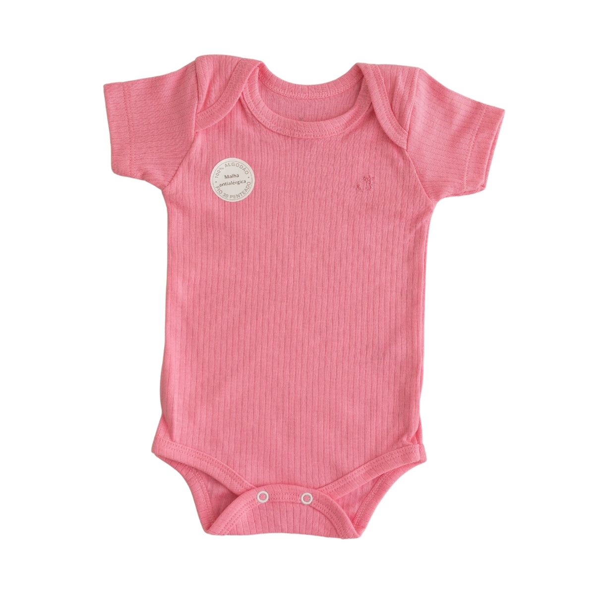 Conjunto Body Calça Canelado Confovibe Algodão Curto