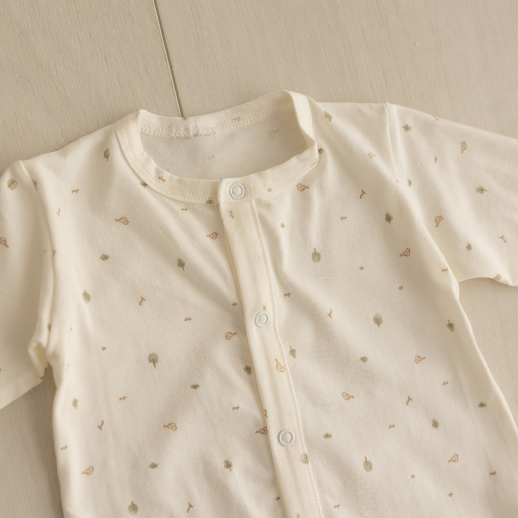 Macacão Longo Punho Reversível Confovibe Cotton Luxo