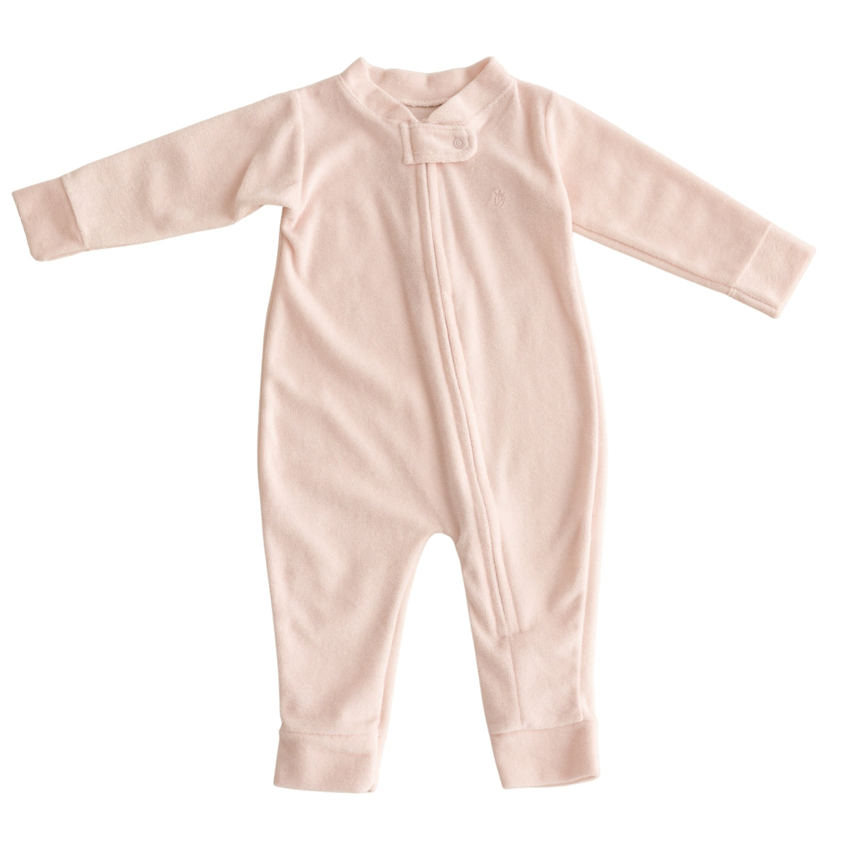 Macacão Plush Confovibe Bebê Abertura Zíper Inverno