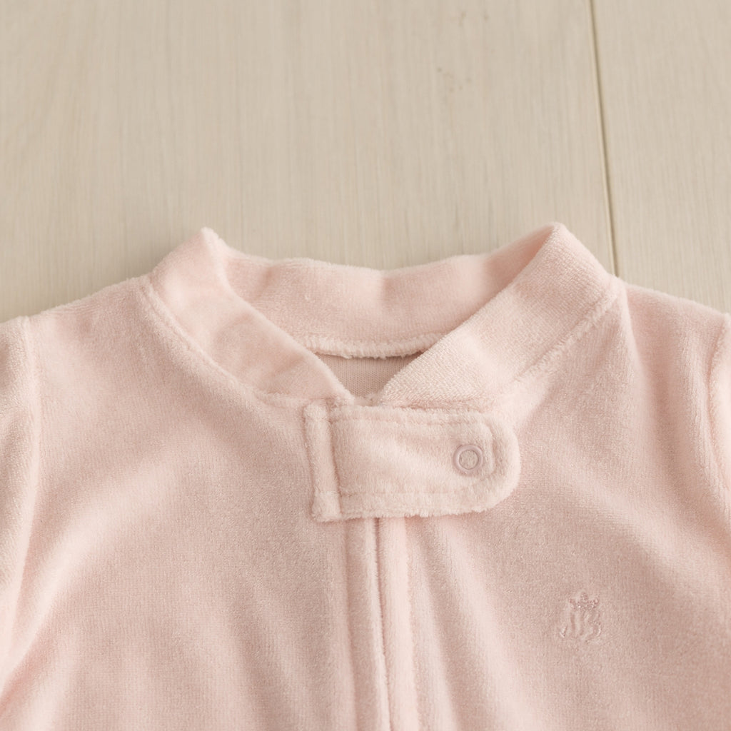 Macacão Plush Confovibe Bebê Abertura Zíper Inverno
