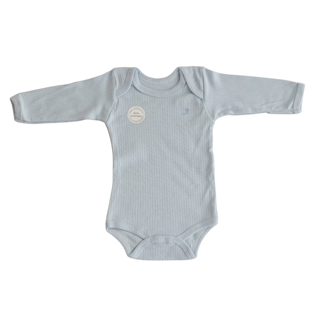 Conjunto Body Calça Canelado Kids Confovibe Algodão