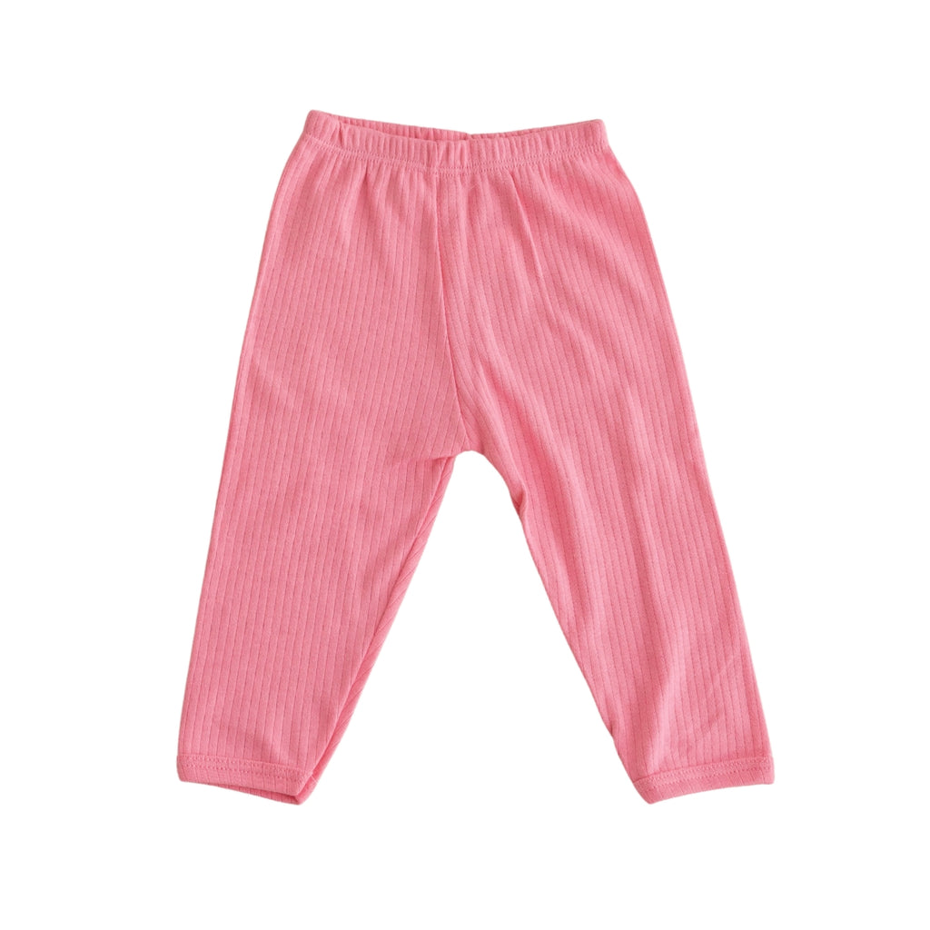 Conjunto Body Calça Canelado Kids Confovibe Algodão
