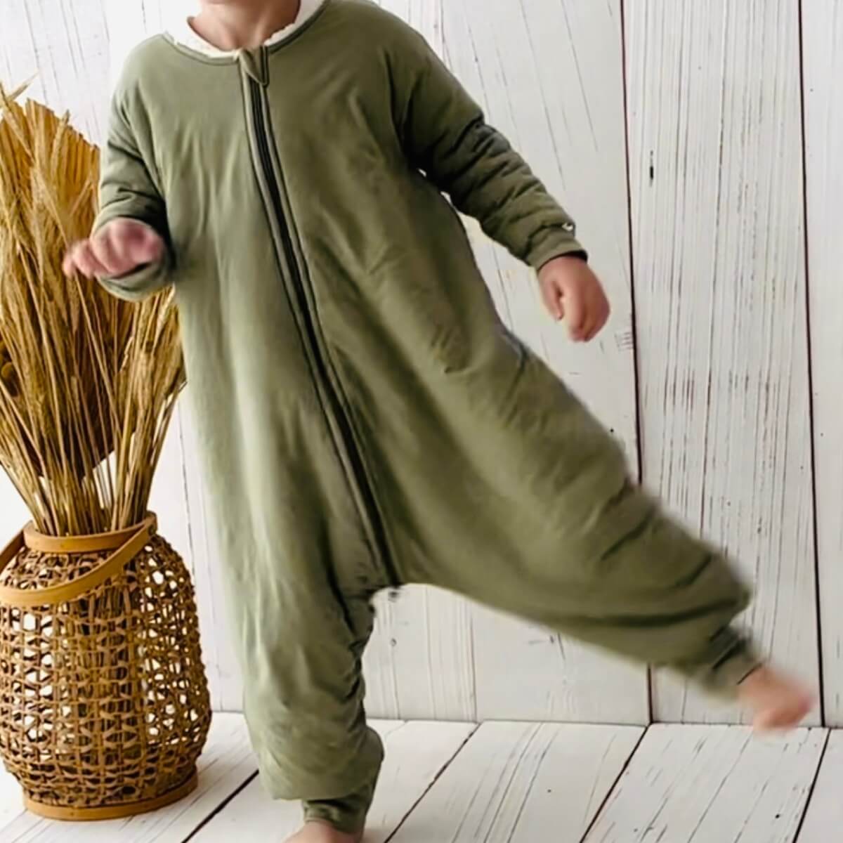 Saco Dormir Pezinhos Manga Malha Lã Confovibe Inverno