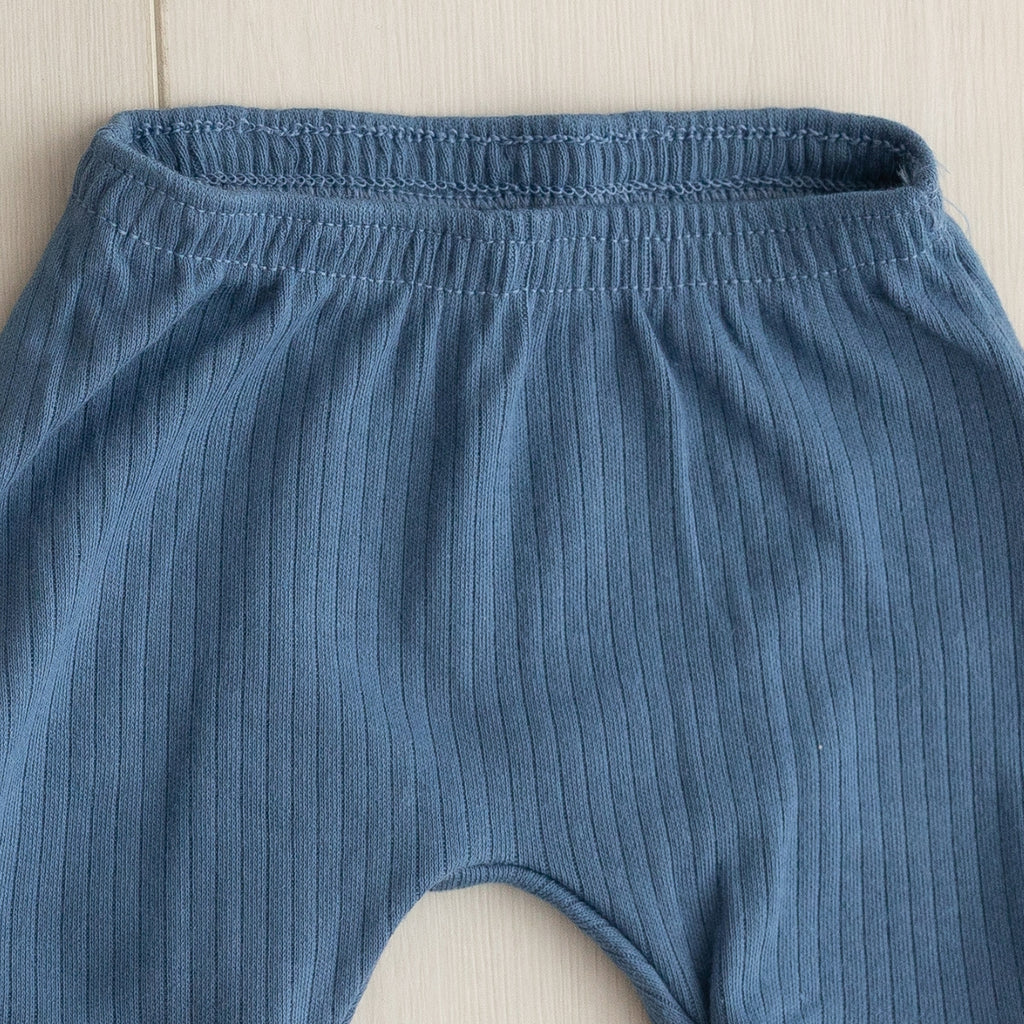 Conjunto Body Calça Canelado Confovibe Algodão Curto