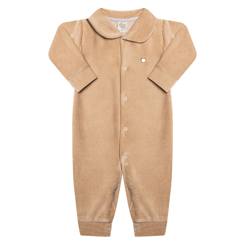 Macacão Plush Confovibe Bebê Inverno Conforto Térmico