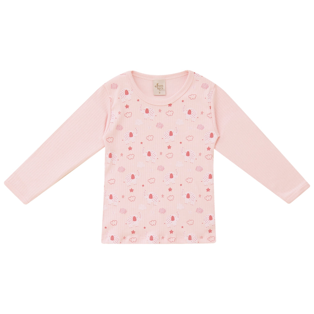 Conjunto Longo Canelado Kids Confovibe Algodão Seguro