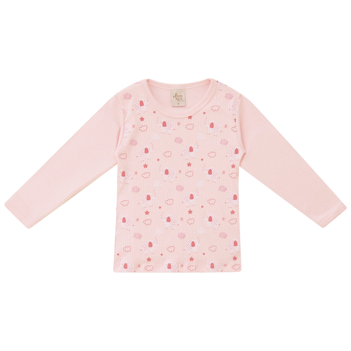 Conjunto Longo Canelado Kids Confovibe Algodão Seguro