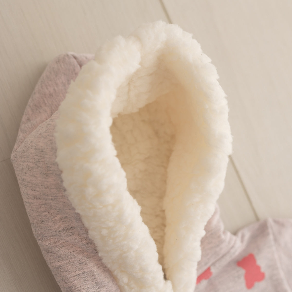 Macacão Moletinho Capuz Confovibe Bebê Frio Inverno