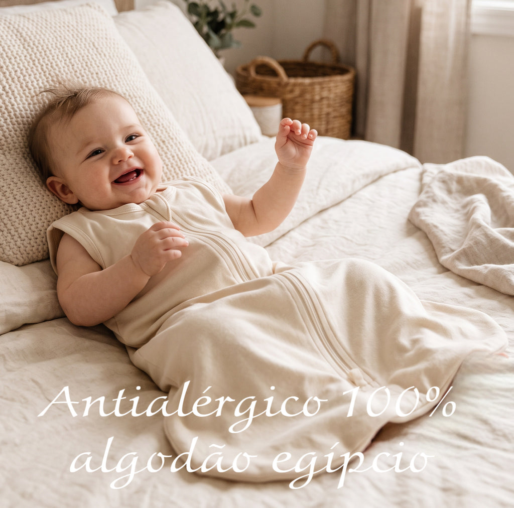 Saco de dormir - 100% algodão Antialérgico verão