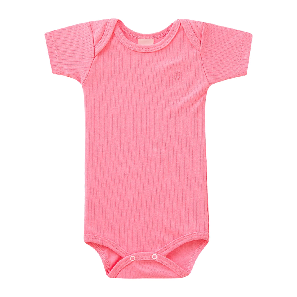 Conjunto Body Curto Shorts Canelado Confovibe Algodão