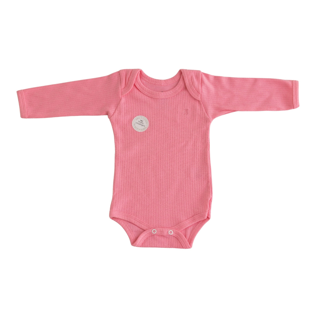 Conjunto Body Calça Canelado Kids Confovibe Algodão