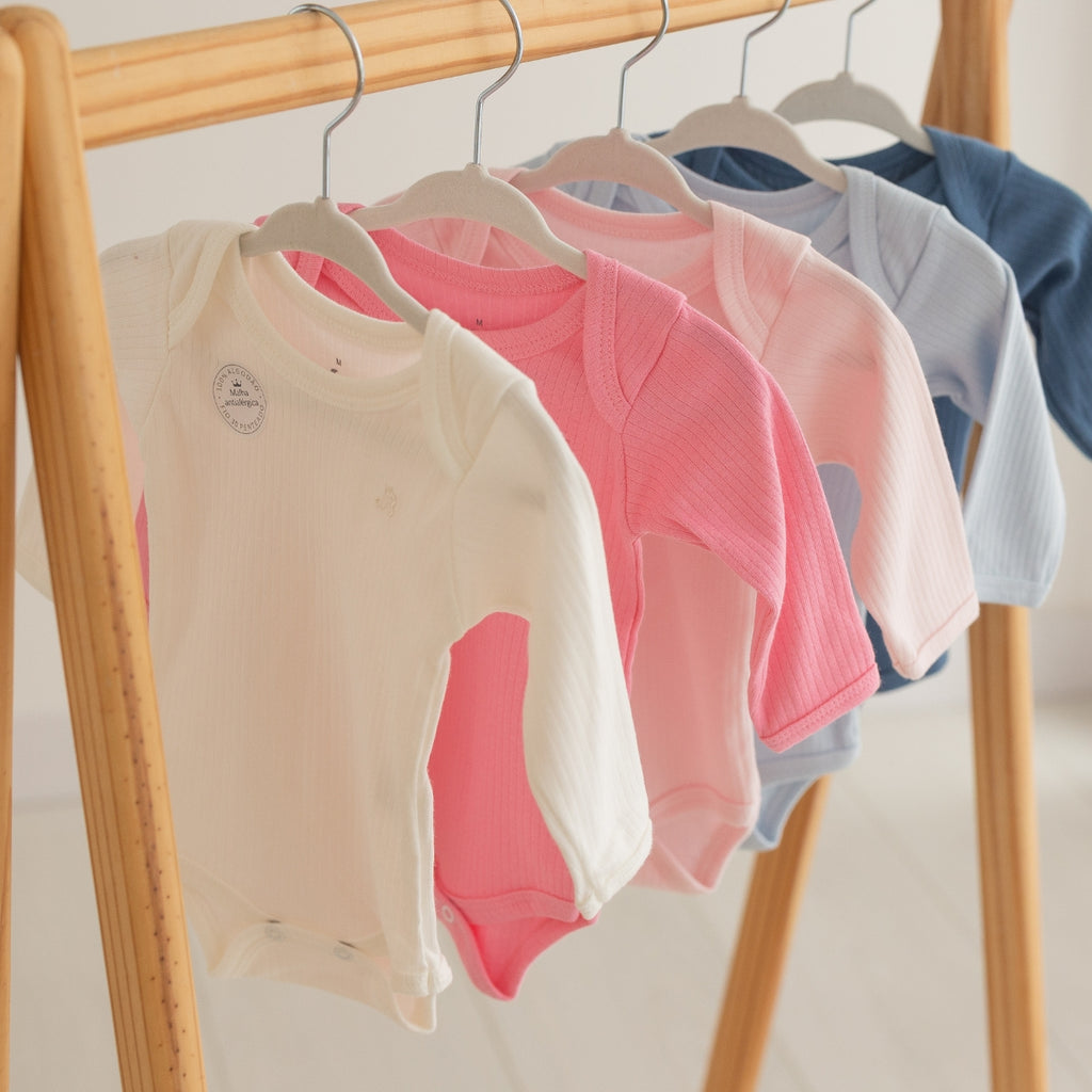 Conjunto Body Calça Canelado Kids Confovibe Algodão