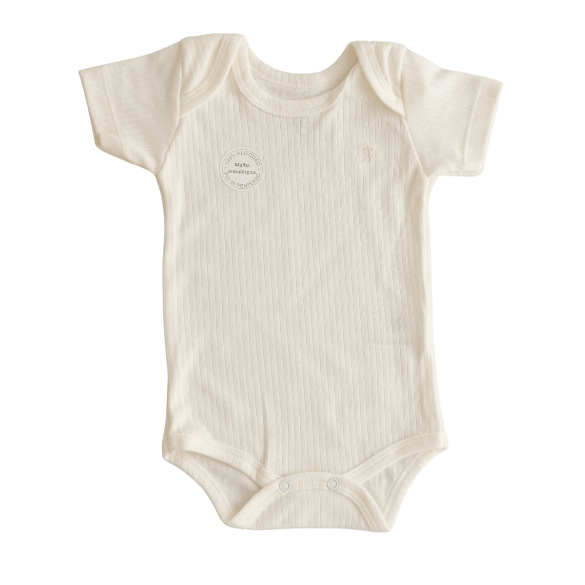 Conjunto Body Calça Canelado Confovibe Algodão Curto