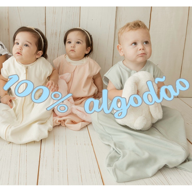 Saco de dormir - 100% algodão Antialérgico verão